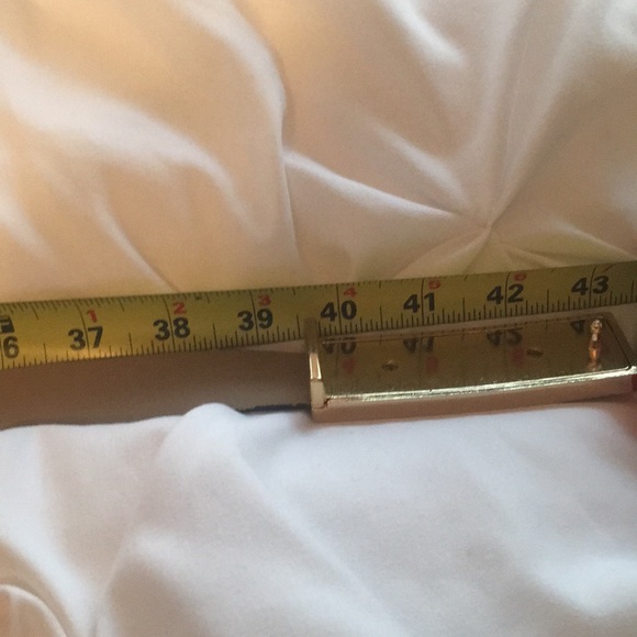 Anne Klein brown leather belt - Picture 5 of 8